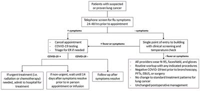 Dynamic Management of Lung Cancer Care During Surging COVID-19